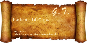 Gudmon Tímea névjegykártya